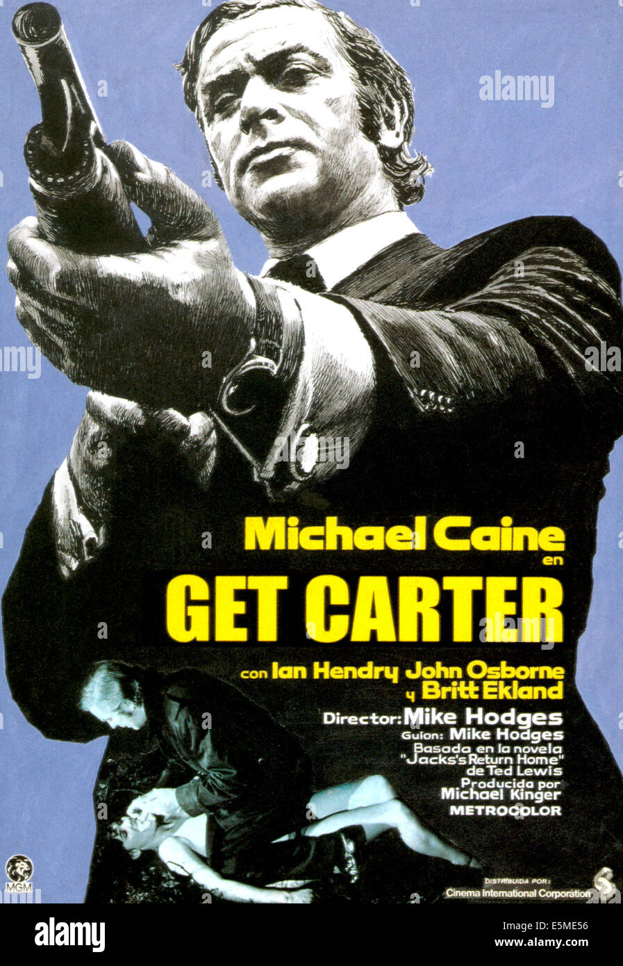 GET CARTER, Michael Caine, 1971 Stock Photo - Alamy