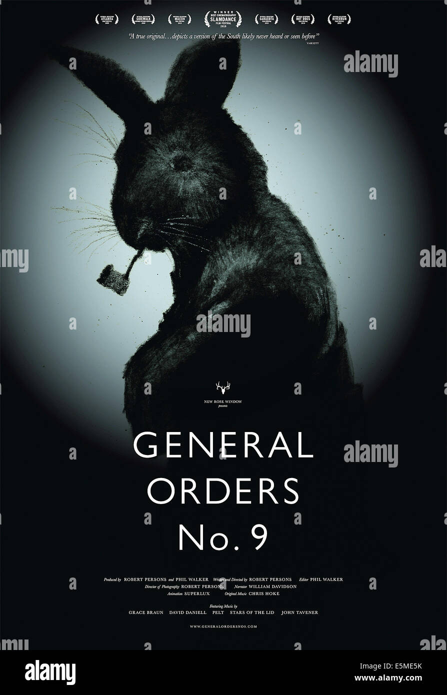 GENERAL ORDERS NO. 9, US Poster art, 2009. ©Variance Films/courtesy Everett Collection Stock Photo