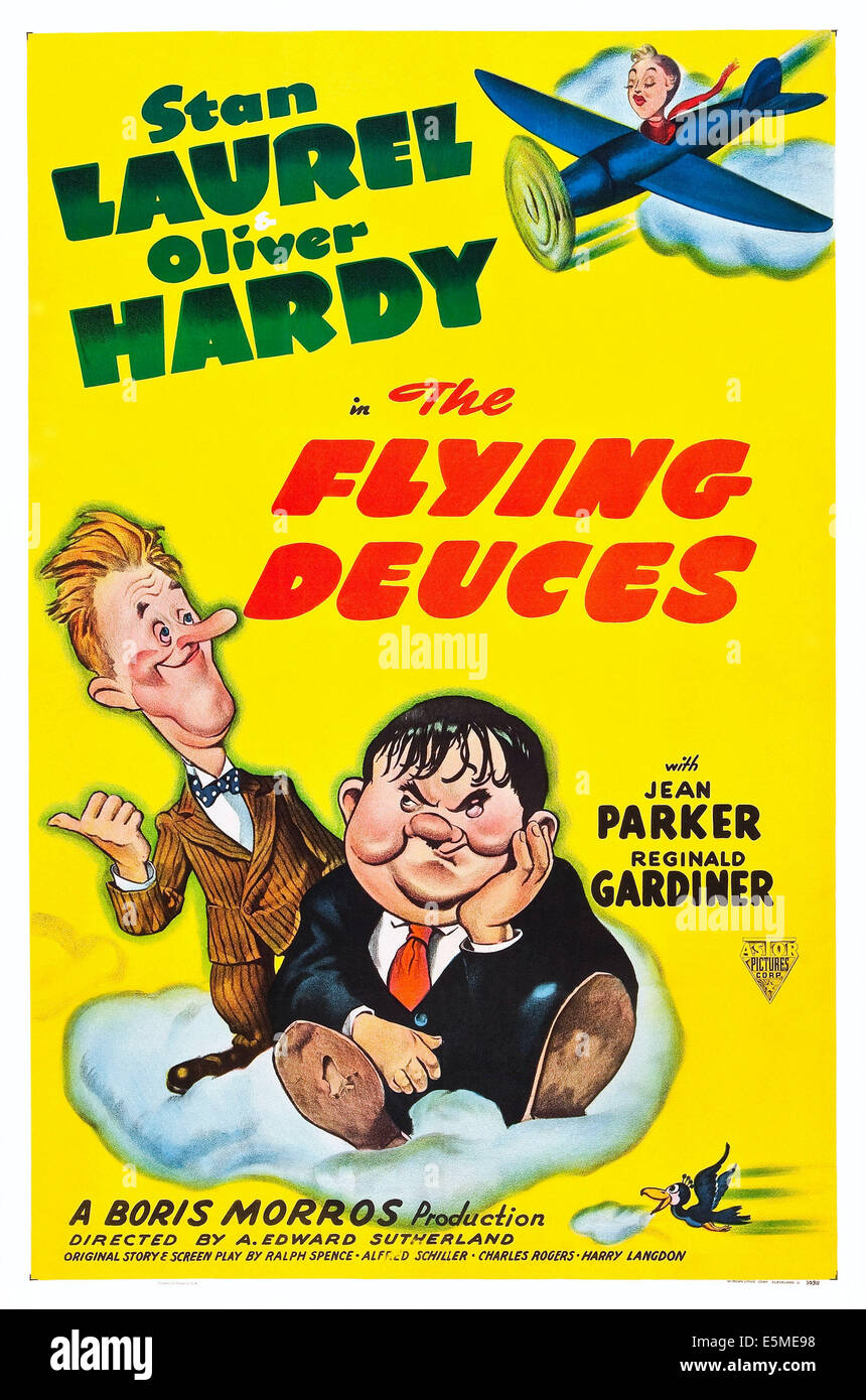 Stan laurel oliver hardy poster hi-res stock photography and images - Alamy