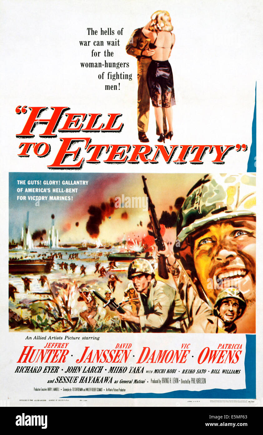 HELL TO ETERNITY, 1960 Stock Photo