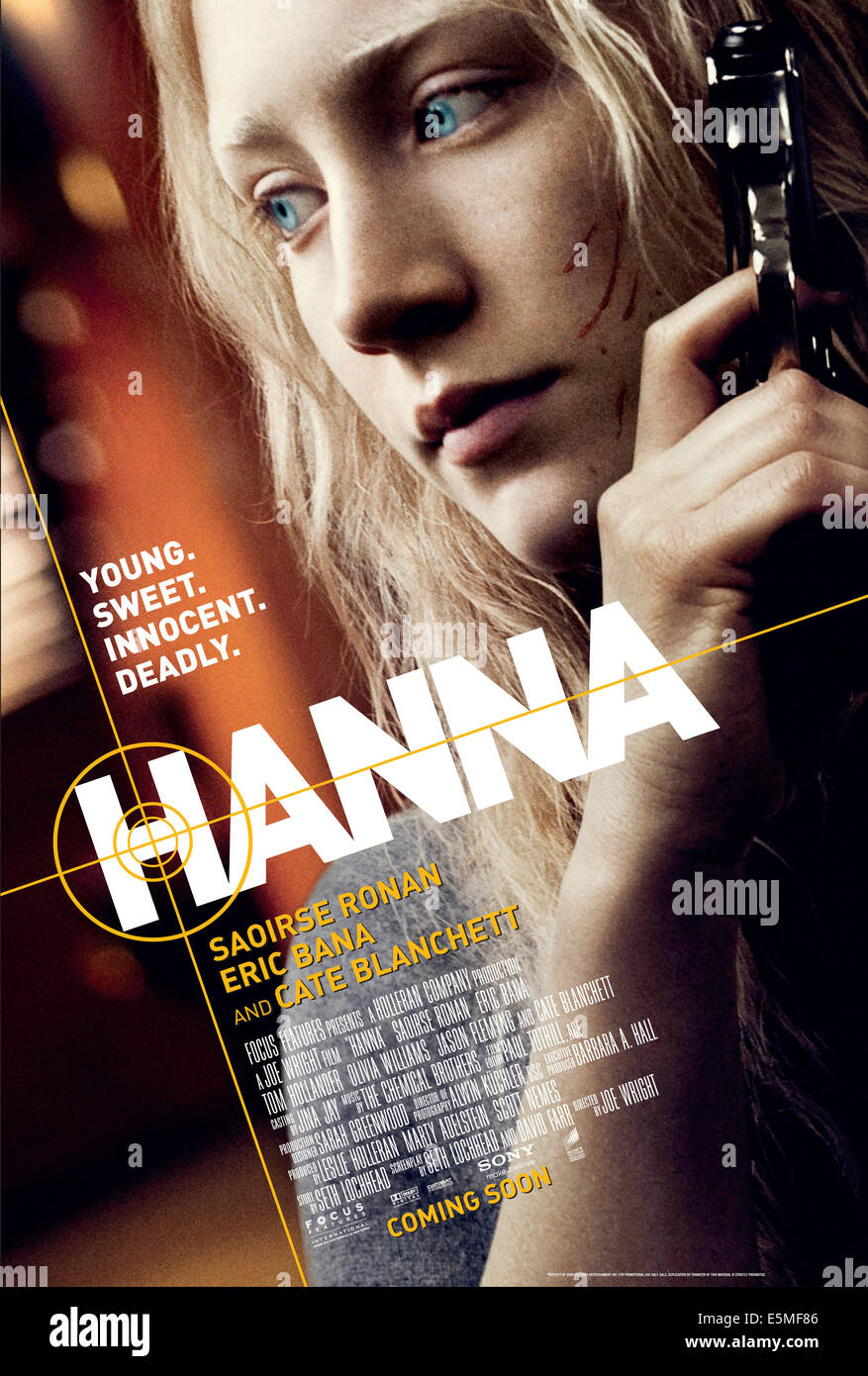 HANNA, Saoirse Ronan on US poster art, 2011. ©Focus Features/Courtesy Everett Collection Stock Photo