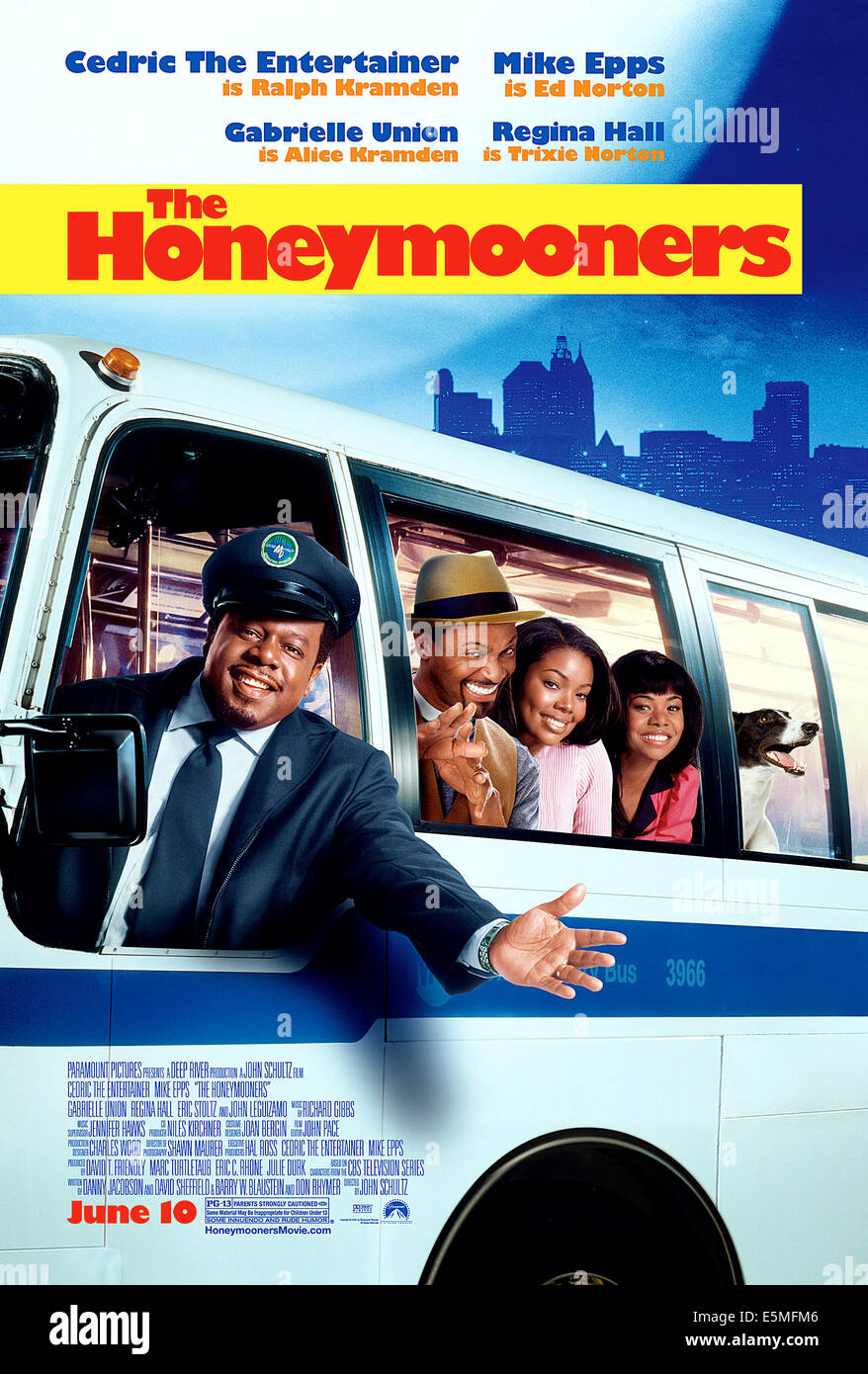 THE HONEYMOONERS, Cedric the Entertainer, Mike Epps, Gabrielle Union