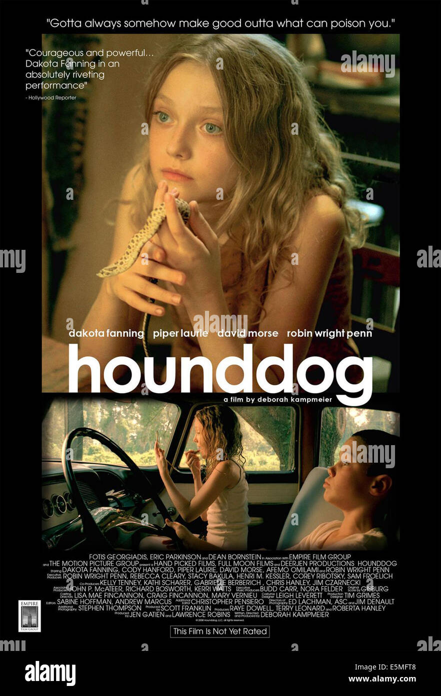 HOUNDDOG US Poster Art Top Dakota Fanning Bottom From Left Dakota 