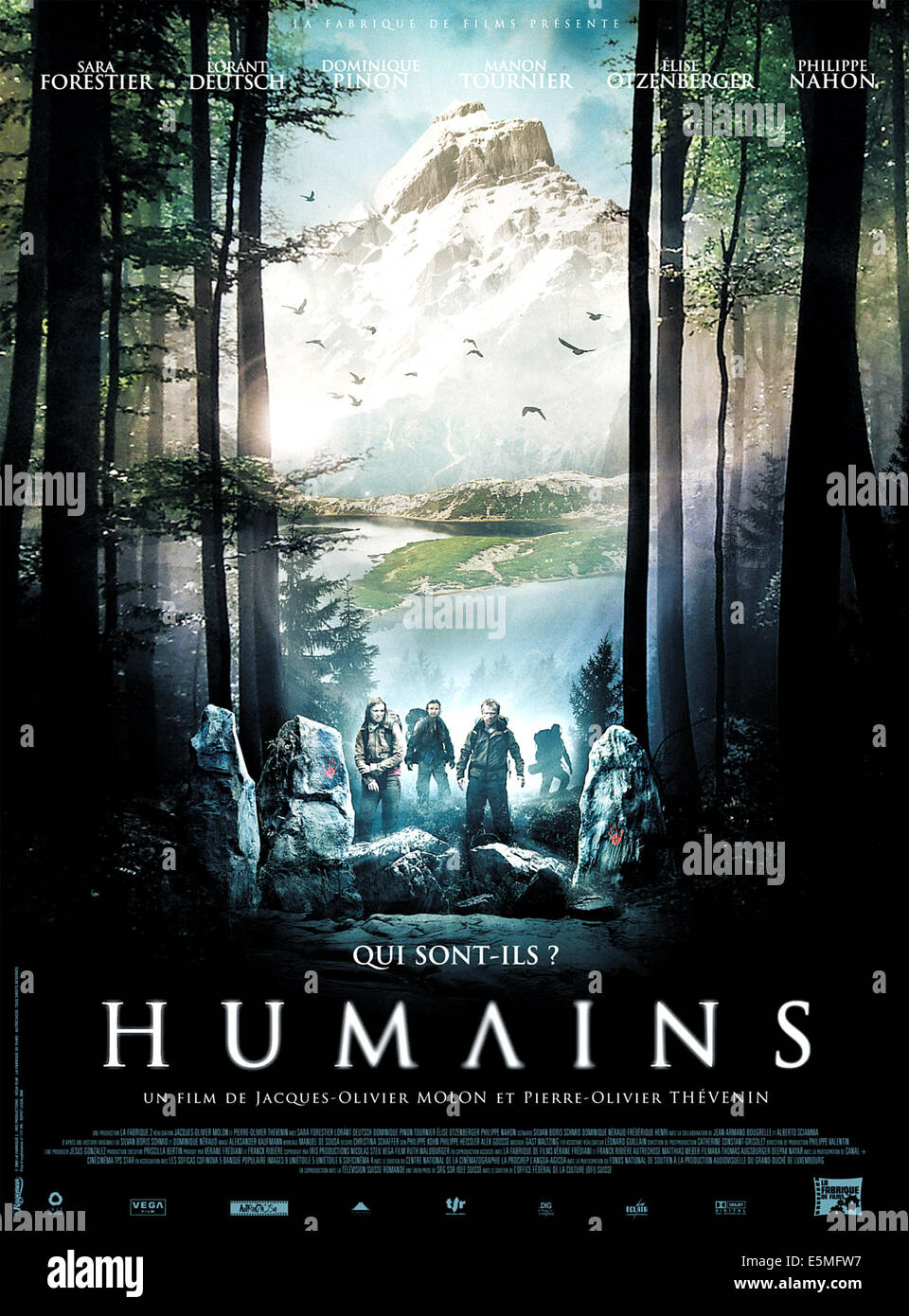 HUMANS, (aka HUMAINS), French poster art, 2009. ©Films Distribution/Courtesy Everett Collection Stock Photo