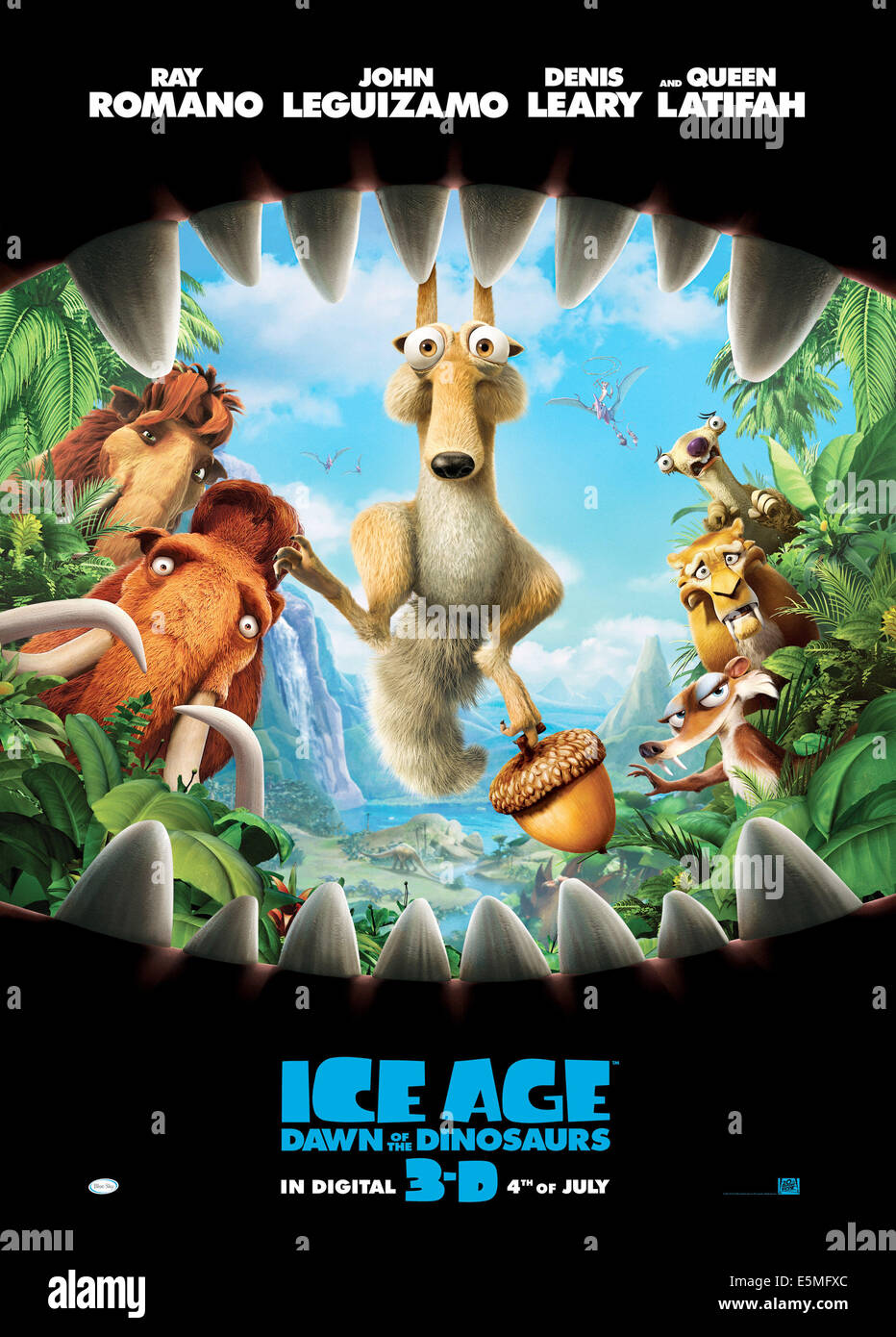 ICE AGE: DAWN OF THE DINOSAURS, (aka ICE AGE 3), 2009. TM and Copyright ©20th Century Fox Film Corp. All rights Stock Photo