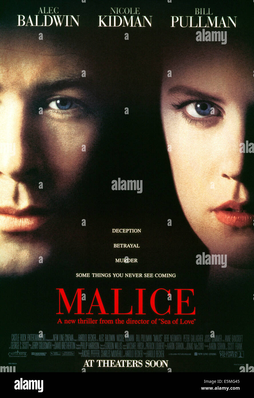 MALICE, Alec Baldwin, Nicole Kidman, 1993, (c) Columbia/courtesy