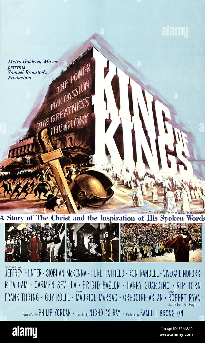 KING OF KINGS, poster art, 1961 Stock Photo
