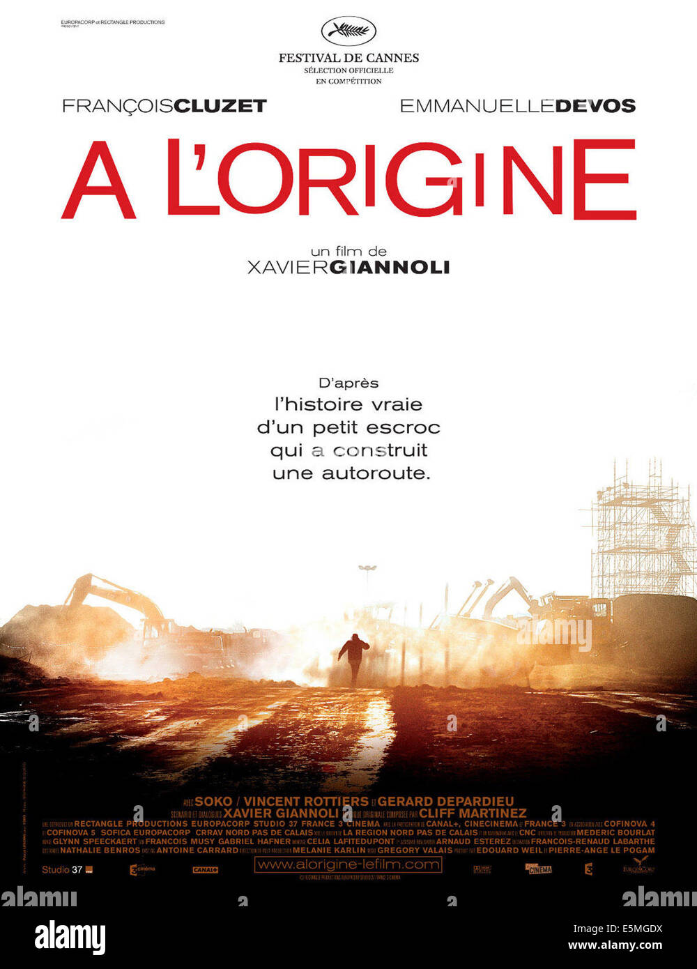 IN THE BEGINNING, (aka A L'ORIGINE), French poster art,