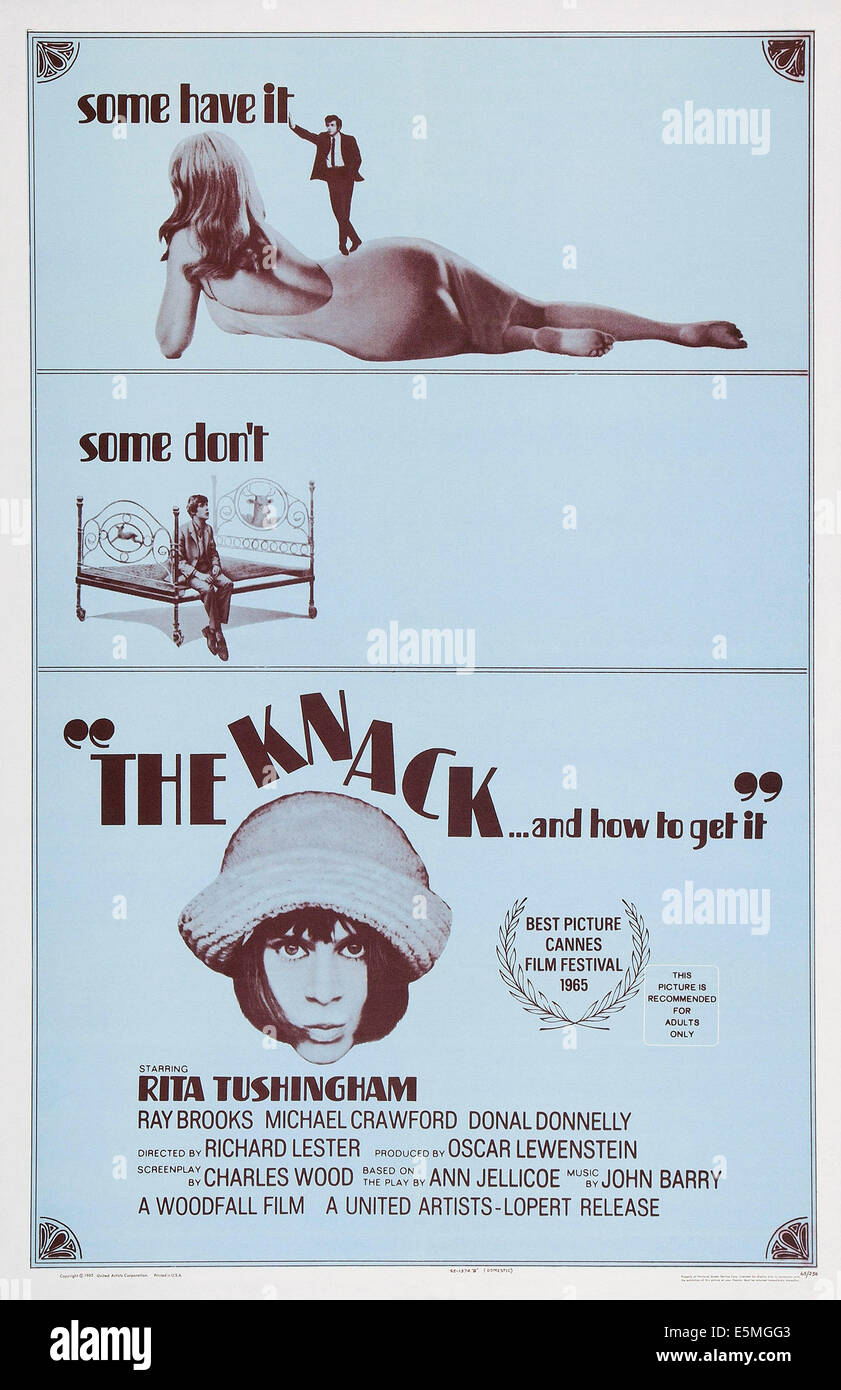 The knack 1965 ray brooks hi-res stock photography and images - Alamy