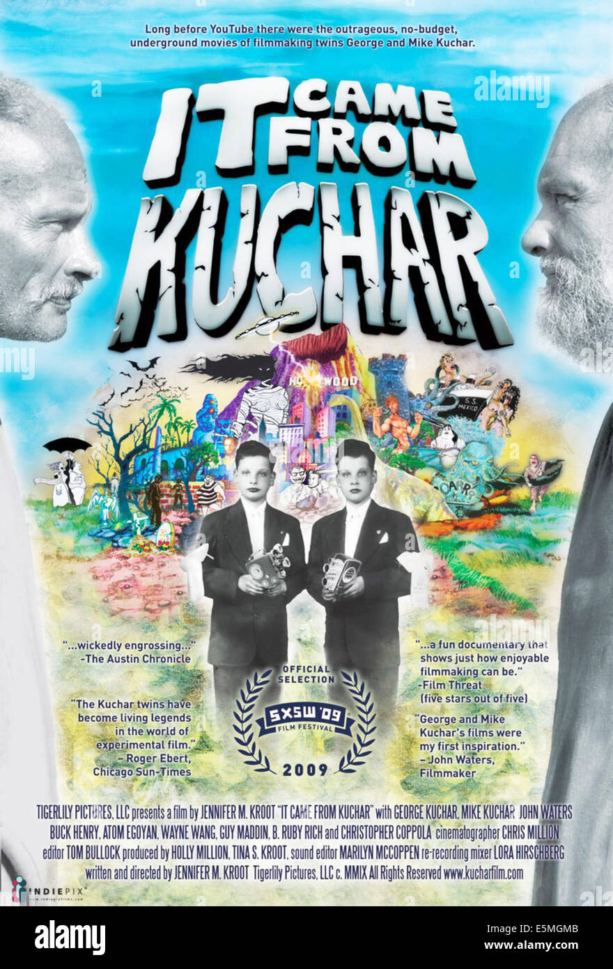 IT CAME FROM KUCHAR, US poster art, George Kuchar, Mike Kuchar, 2009. Stock Photo