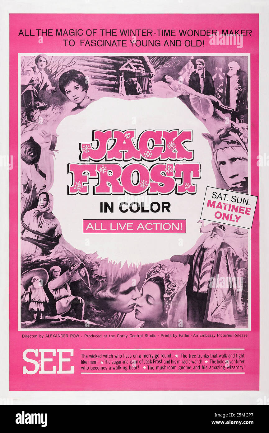 JACK FROST, poster art, 1966 Stock Photo - Alamy