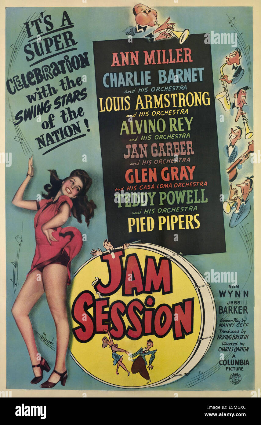 JAM SESSION, Ann Miller, 1944 Stock Photo
