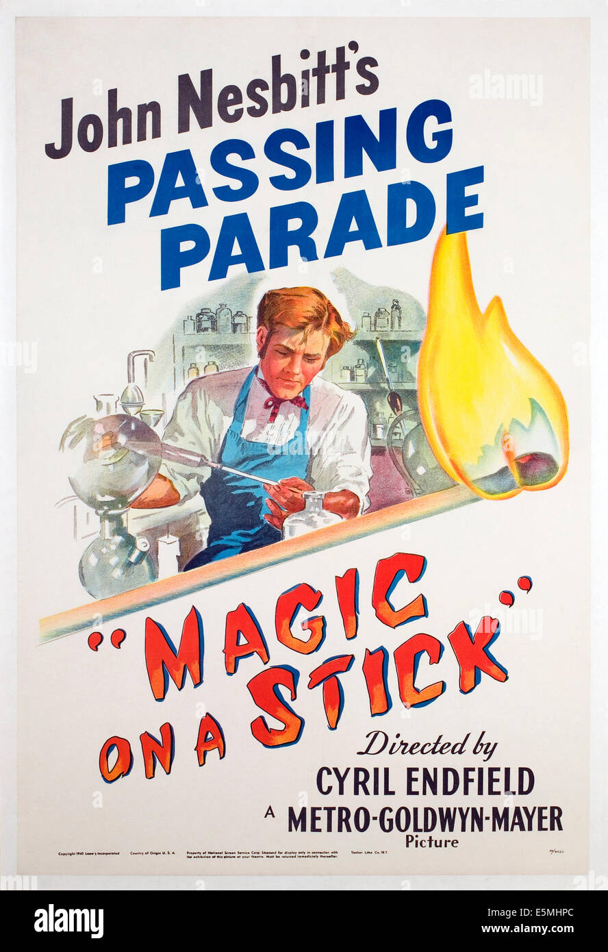 MAGIC ON A STICK, Paul Langton, 1946. Stock Photo