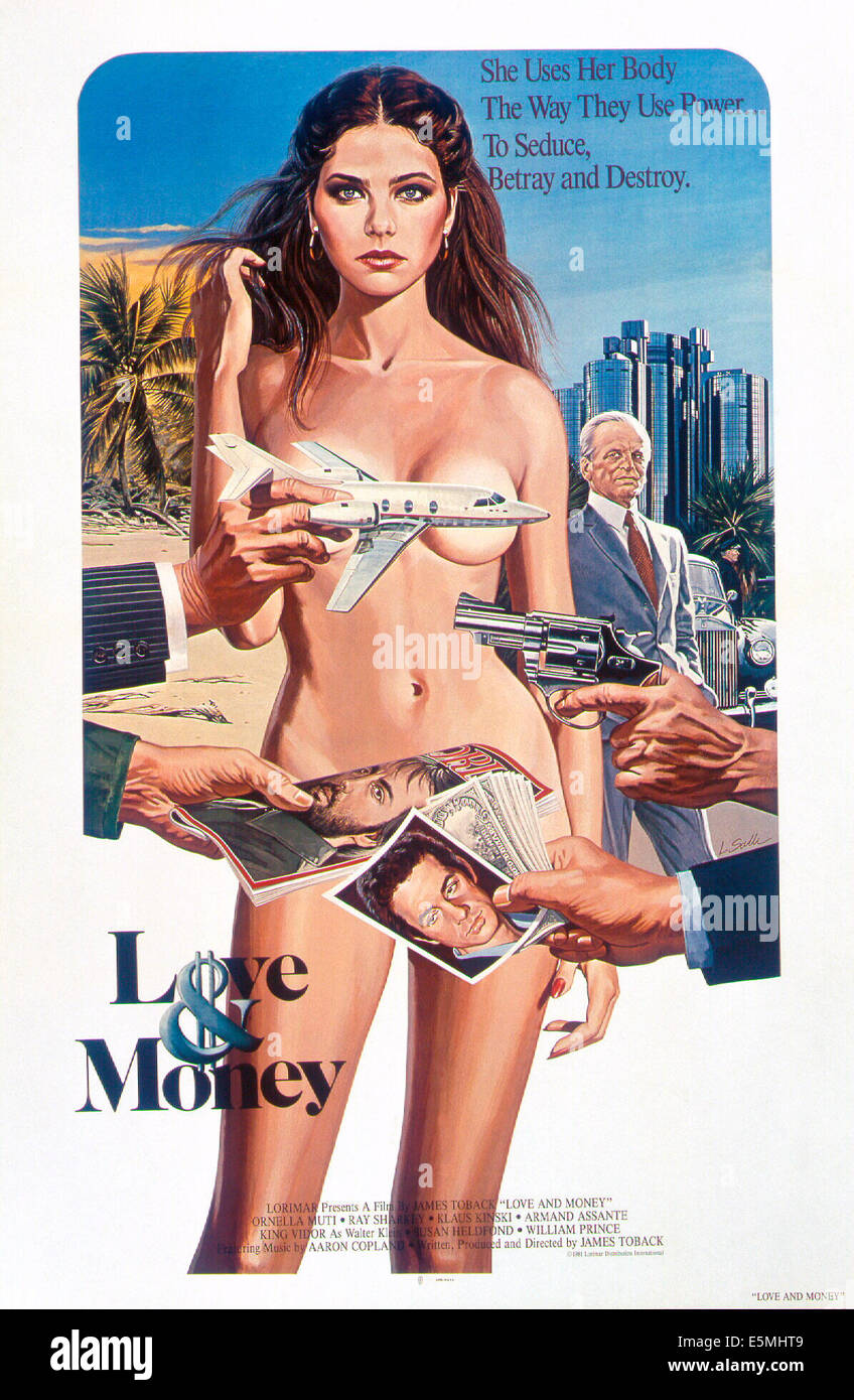 LOVE AND MONEY, Ornella Muti (front), Klaus Kinski, 1982, ©  Paramount/courtesy Everett Collection Stock Photo - Alamy