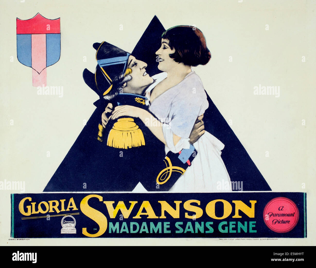 MADAME SANS-GENE, Emile Drain, Gloria Swanson, 1924. Stock Photo