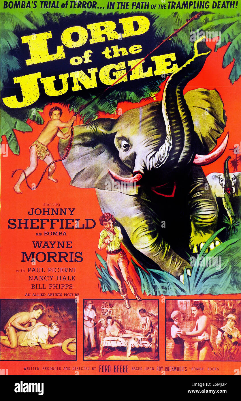Lord of the jungle 1955 hi-res stock photography and images - Alamy