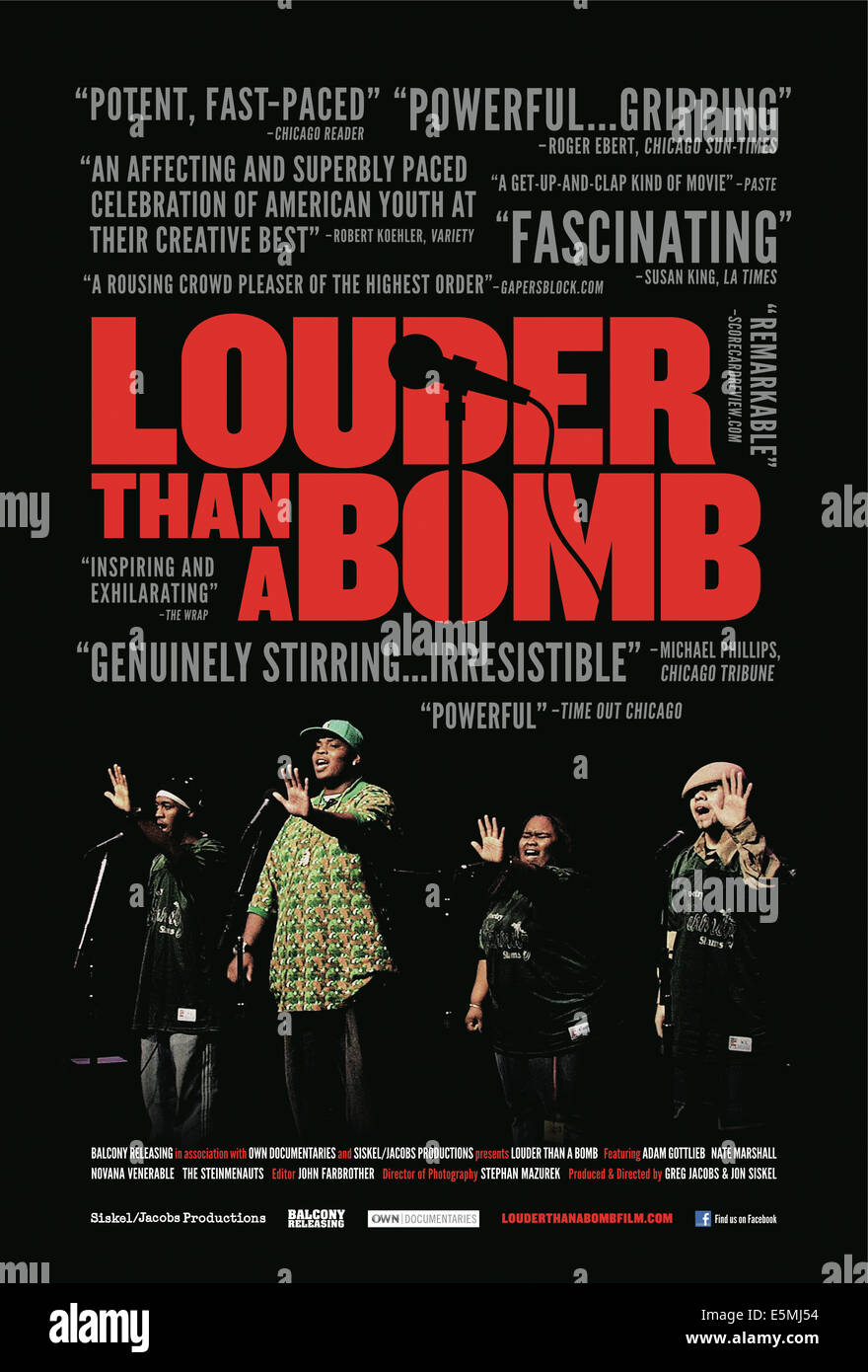 LOUDER THAN A BOMB, US poster art, 2010, ©Balcony Releasing/courtesy Everett Collection Stock Photo