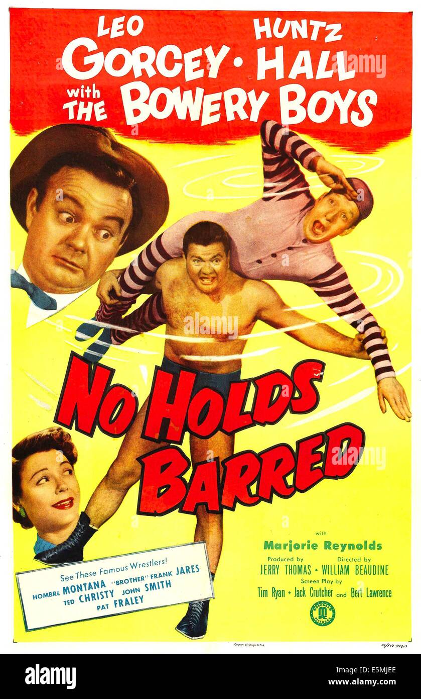 No holds barred poster hi-res stock photography and images - Alamy