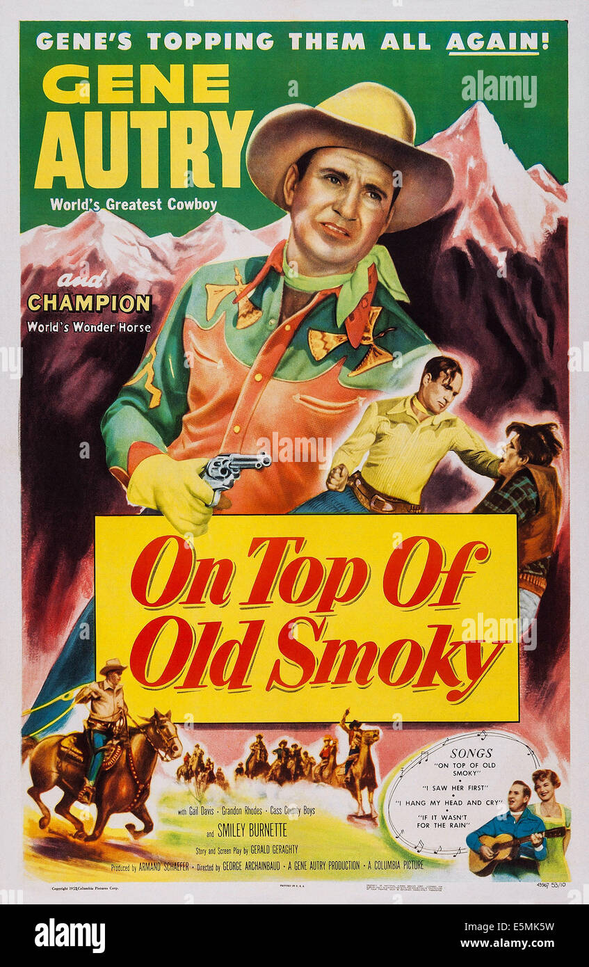 Gene autry poster hi-res stock photography and images - Alamy