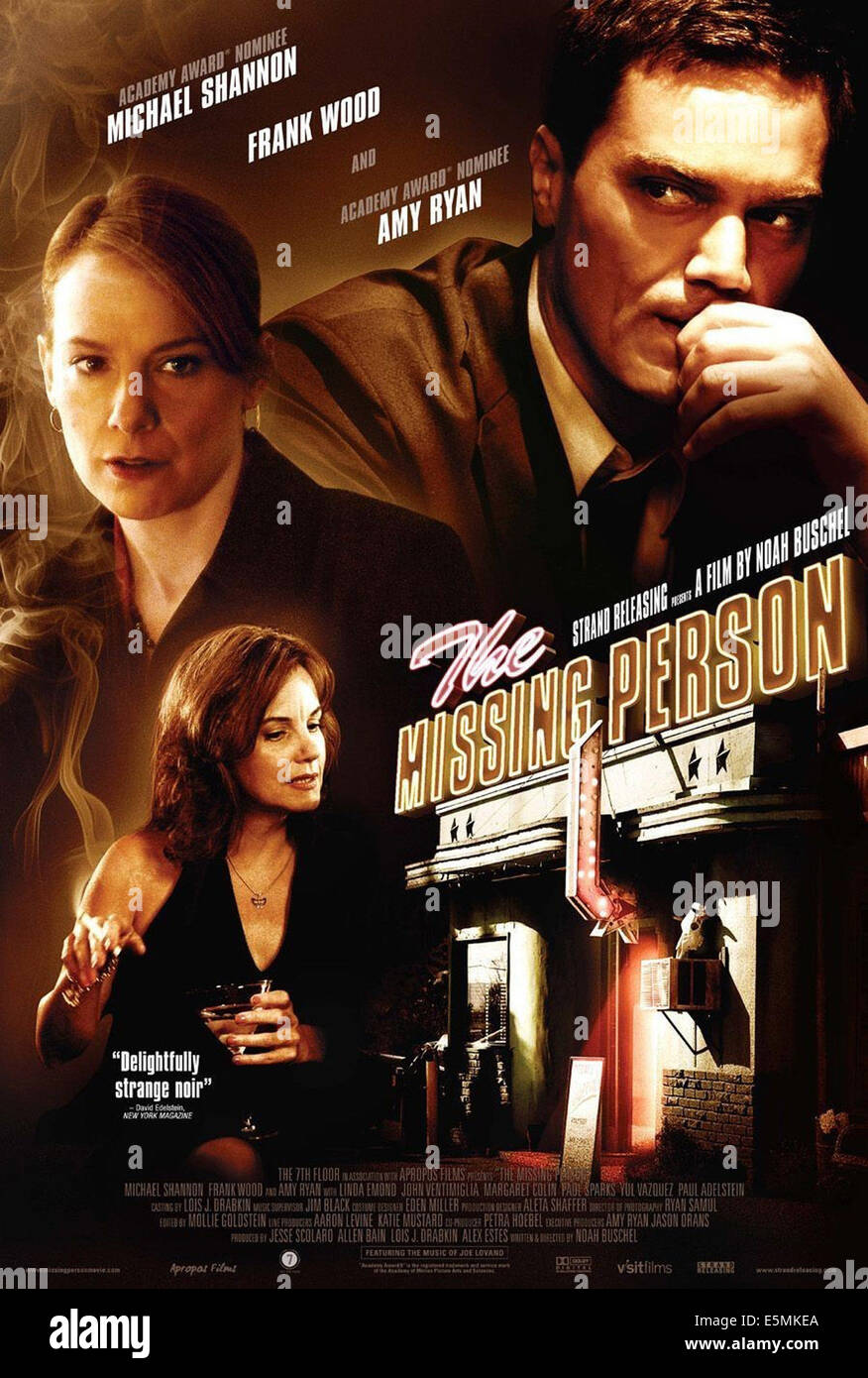 THE MISSING PERSON, clockwise from left: Amy Ryan, Michael Shannon, Margaret Colin on US poster art, 2009, ©Strand Stock Photo