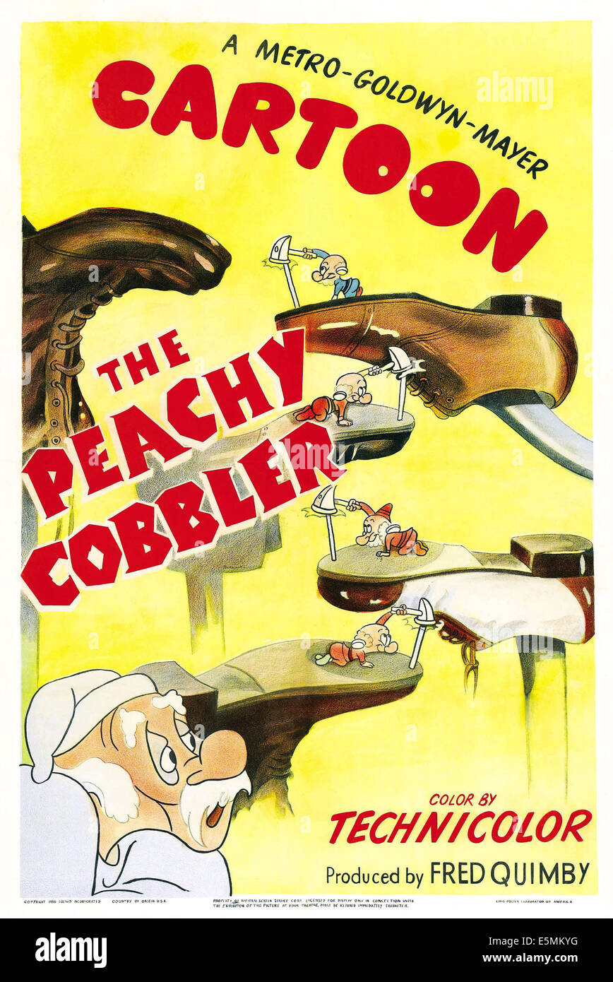 THE PEACHY COBBLER, US poster art, 1950 Stock Photo