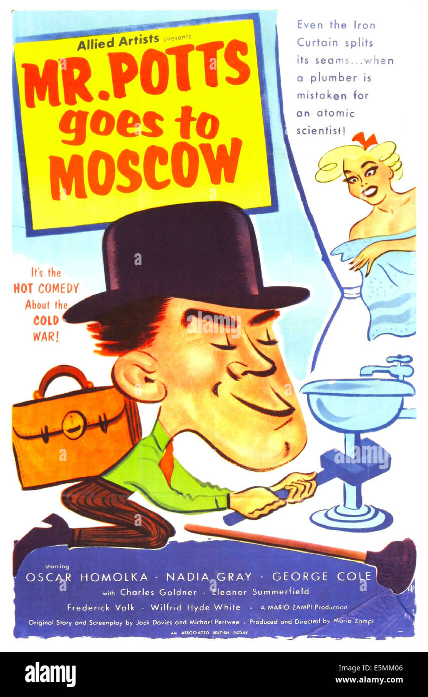 Top Secret Mr Potts Goes To Moscow Us Poster Art 1952 Stock Photo Alamy Top Secret Mr Potts Goes To Moscow Us Poster Art 1952 Stock Photo Alamy