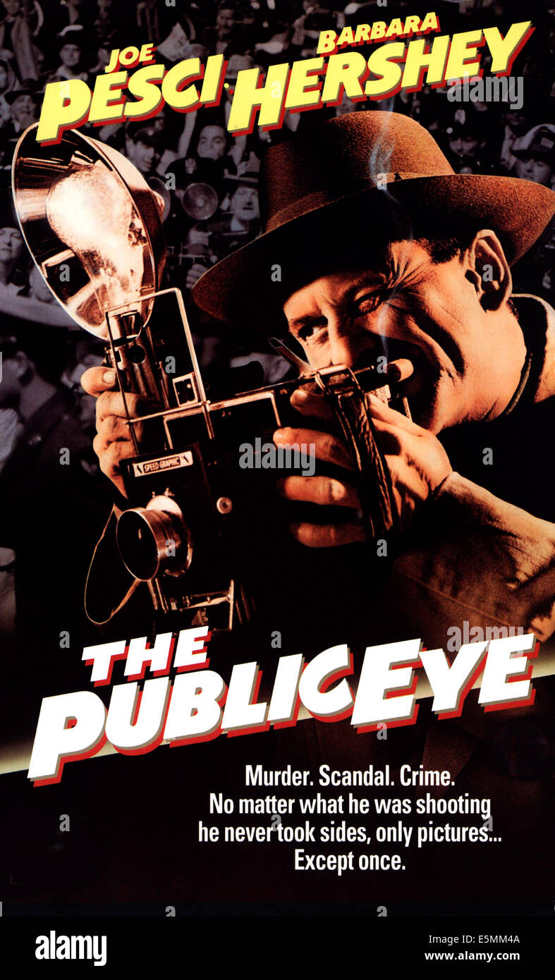THE PUBLIC EYE, Joe Pesci, 1992, © Universal/courtesy Everett Collection Stock Photo Alamy