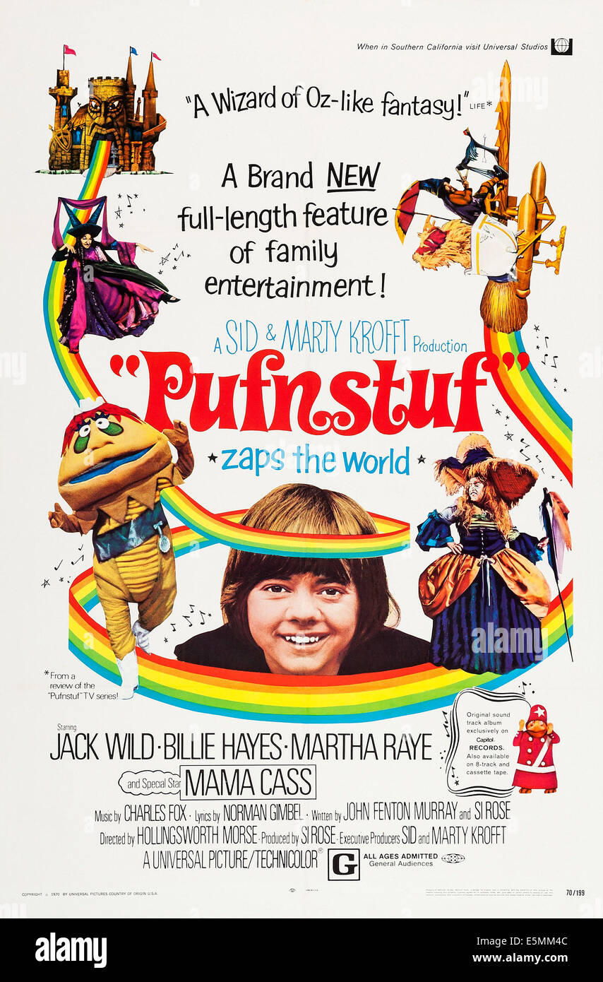 PUFNSTUF, US poster, Jack Wild, 1970 Stock Photo
