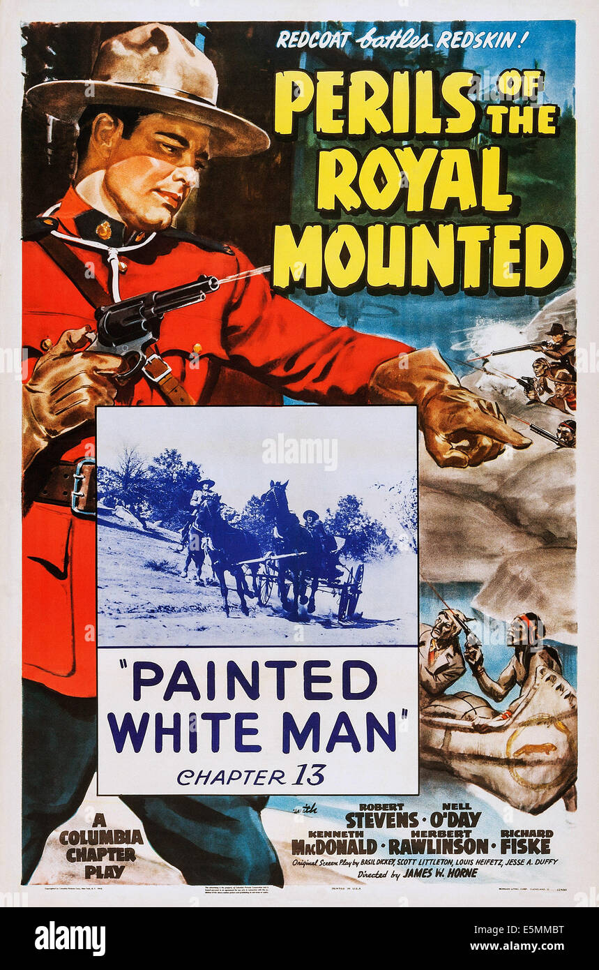 Perils of the Royal Mounted Robert Stevens poster 