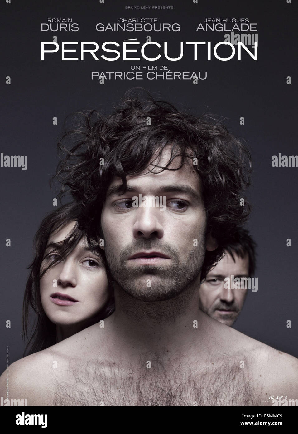 PERSECUTION, French poster art, from left: Charlotte Gainsbourg, Romain Duris, Jean-Hugues Anglade, 2009. ©Mars Stock Photo