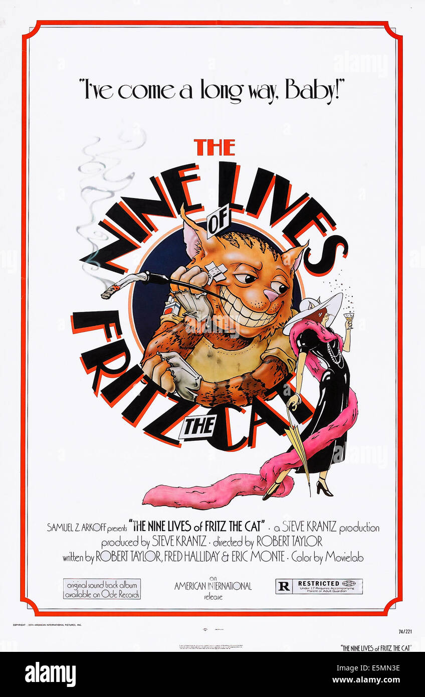 THE NINE LIVES OF FRITZ THE CAT, Fritz the Cat