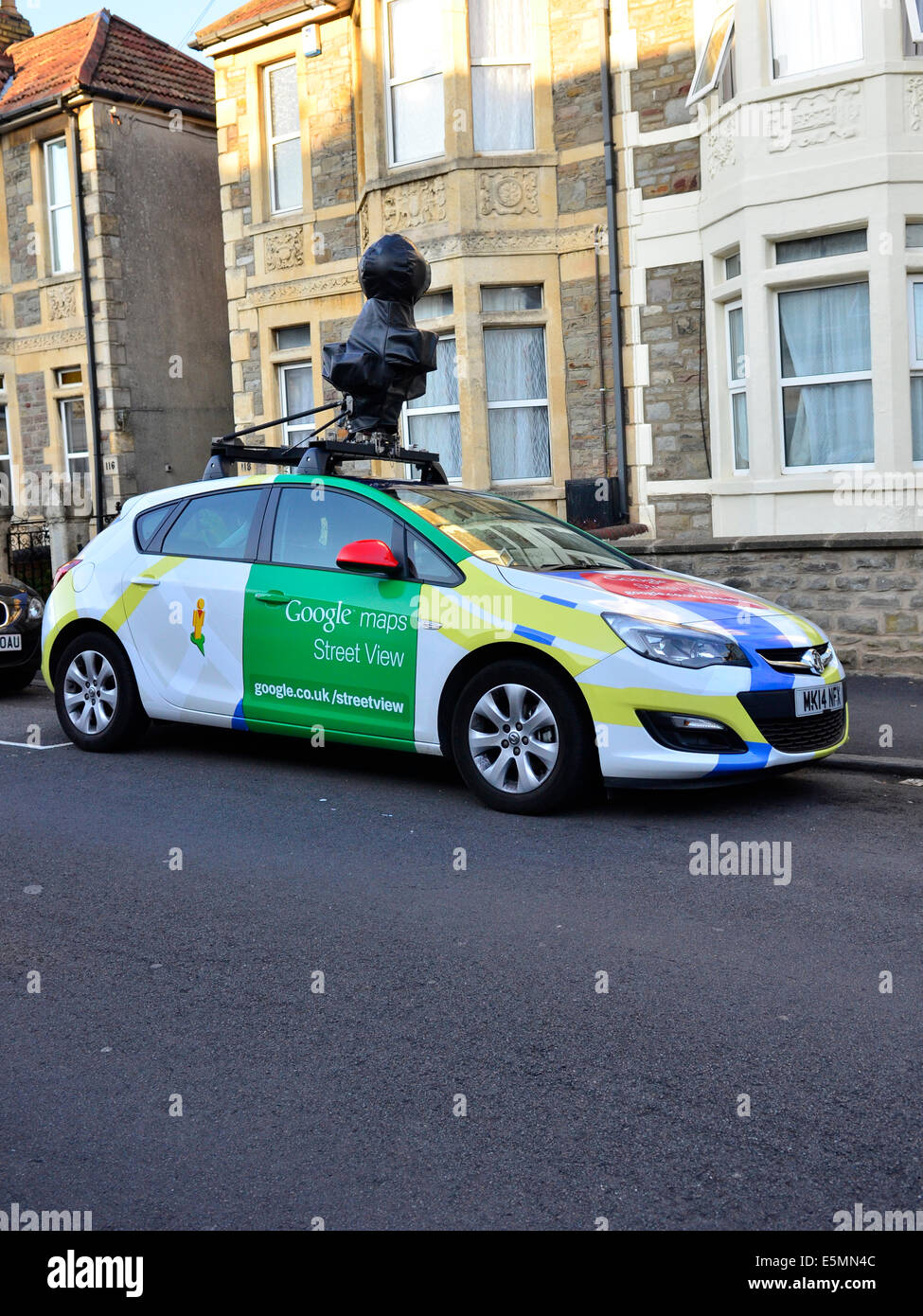 Bristol, UK. 3rd Aug, 2014. Goggle street car seen parked up in Bristol. Robert Timoney/AlamyLiveNews. Stock Photo