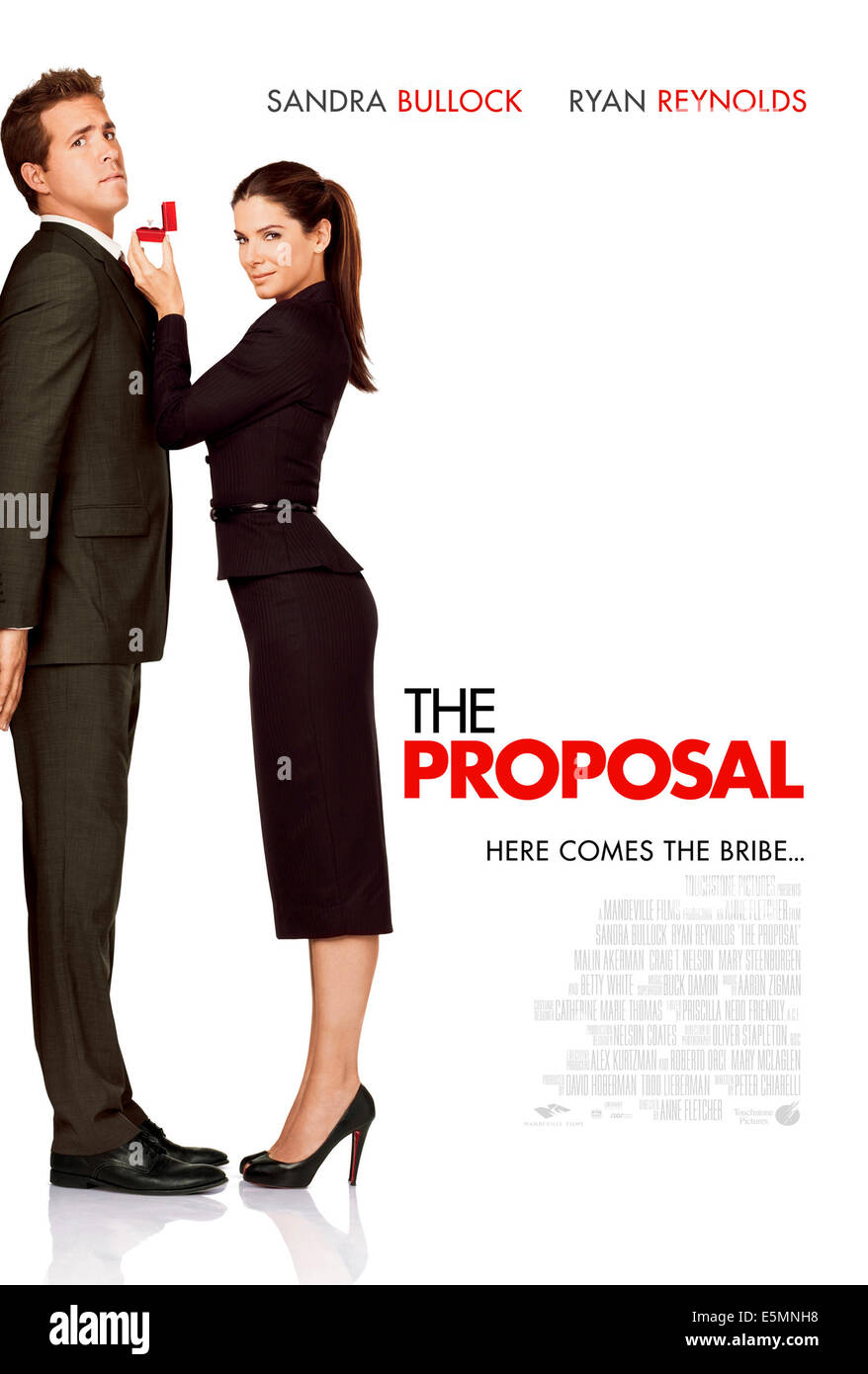 The Proposal From Left Ryan Reynolds Sandra Bullock 2009 Walt
