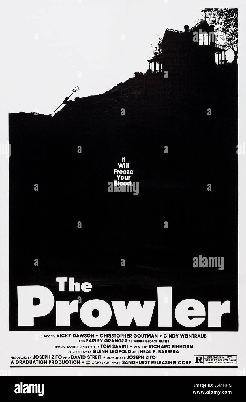 THE PROWLER, US poster, 1981, © Sandhurst/courtesy Everett Collection Stock Photo