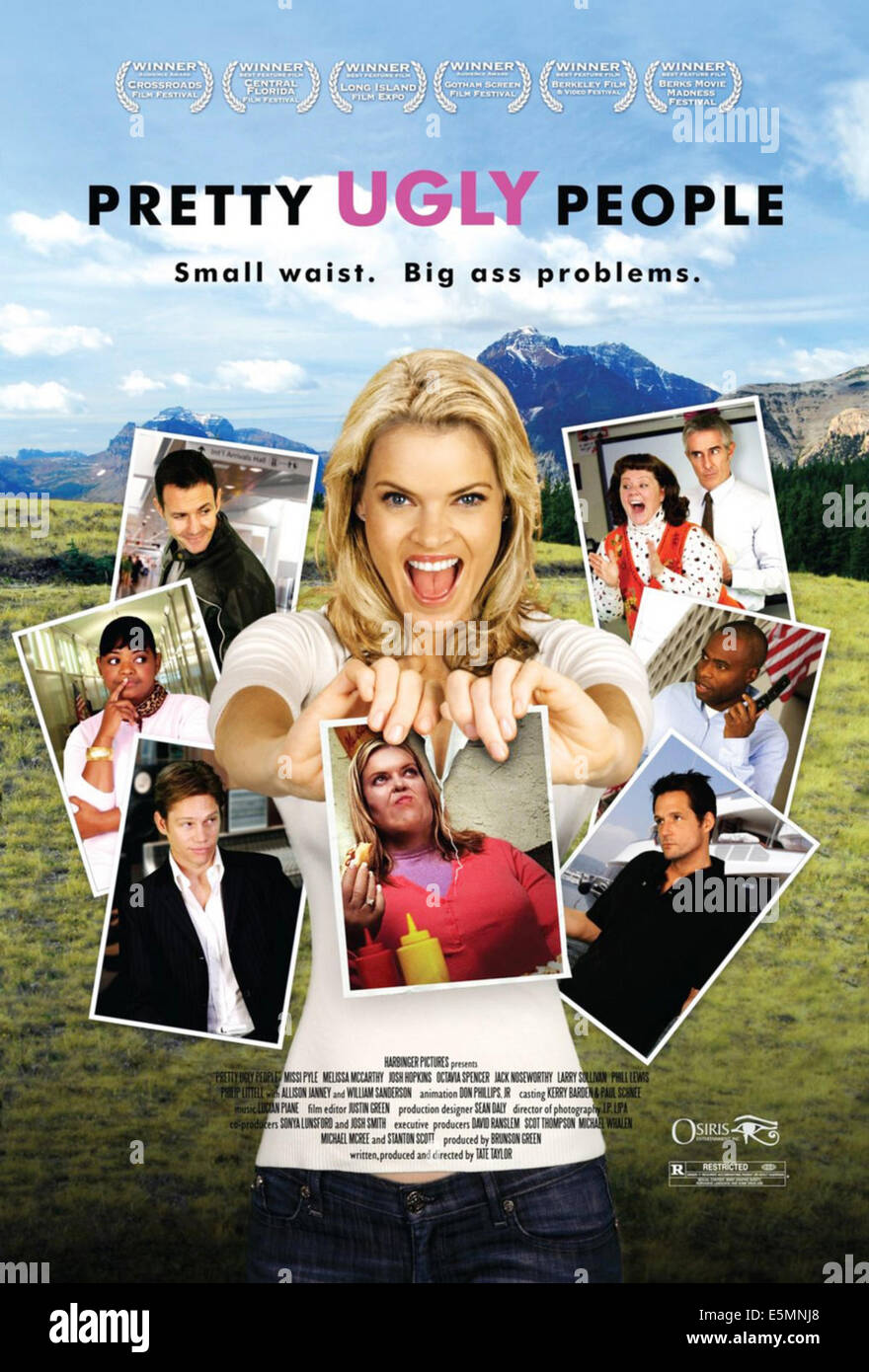 PRETTY UGLY PEOPLE, US poster art, center: Missi Pyle, clockwise, from bottom left: Jack Noseworthy, Octavia Spencer, Larry Stock Photo