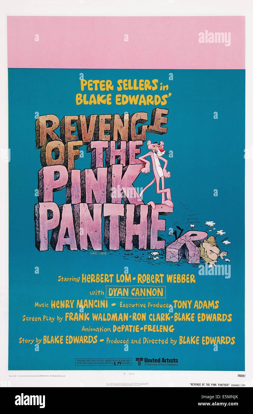 revenge of the pink panther play adapted by