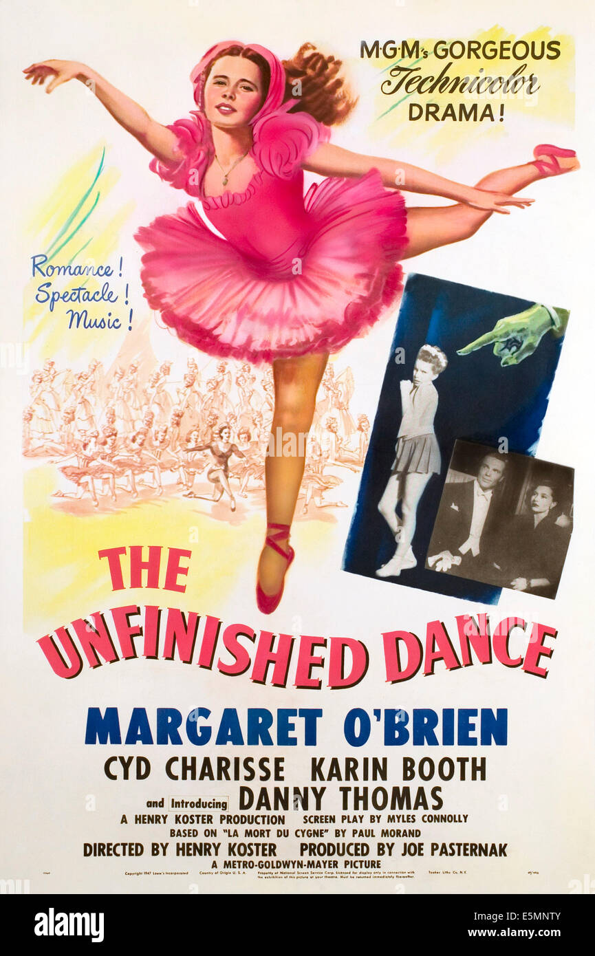 THE UNFINISHED DANCE, Margaret O'Brien, 1947. Stock Photo