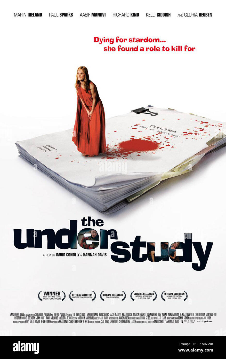 THE UNDERSTUDY, US poster art, Marin Ireland, 2008. ©Indican Pictures/Courtesy Everett Collection Stock Photo