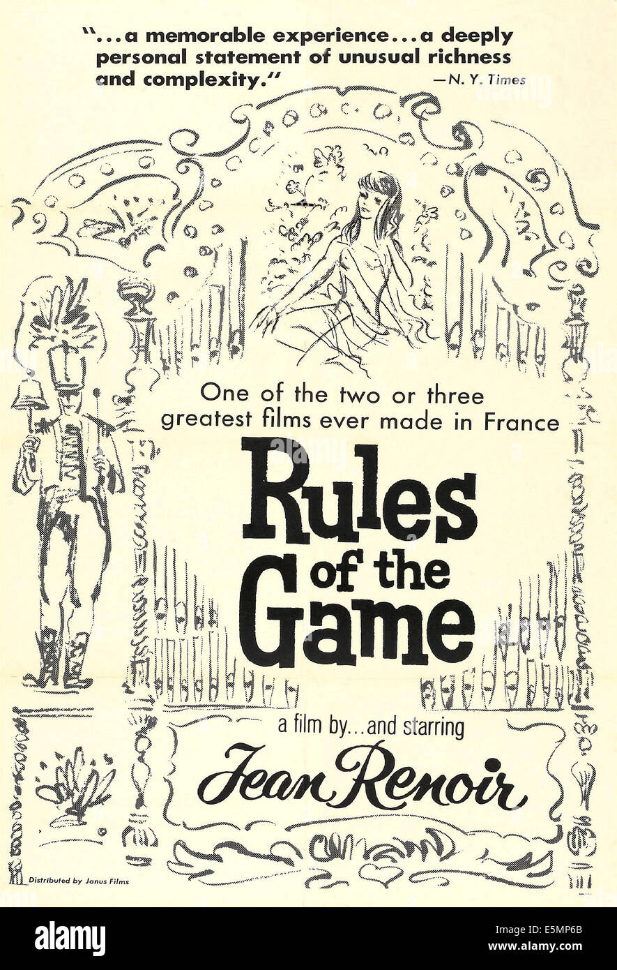 La regle du jeu poster hires stock photography and images Alamy