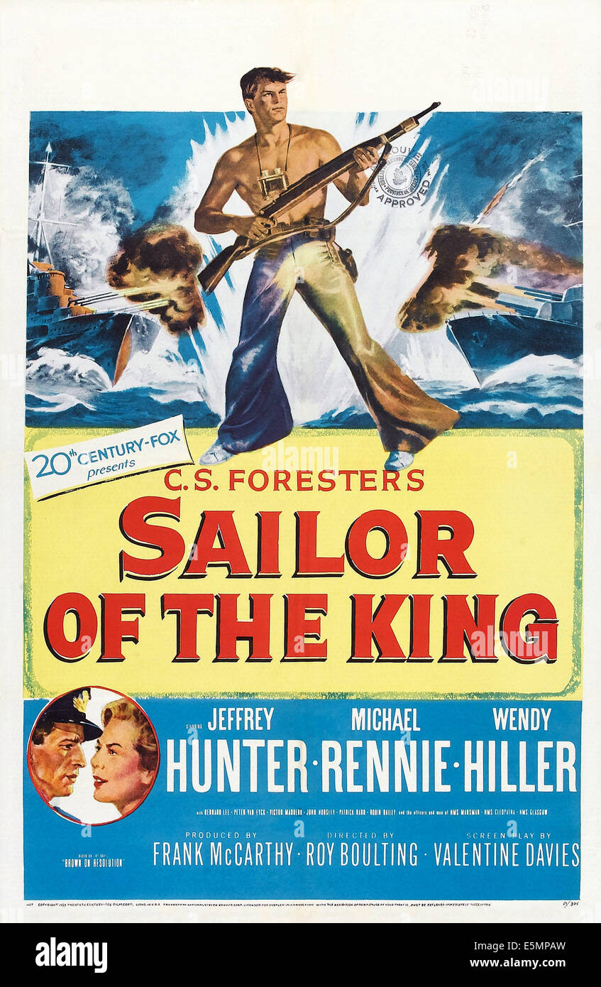 SAILOR OF THE KING, US poster art, 1953, TM and copyright ©20th Century Fox Film Corp. All rights reserved / Courtesy: Everett Stock Photo