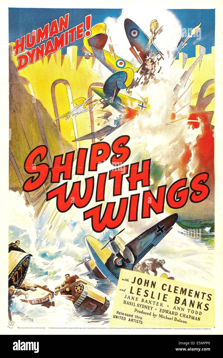 SHIPS WITH WINGS, 1942. Stock Photo