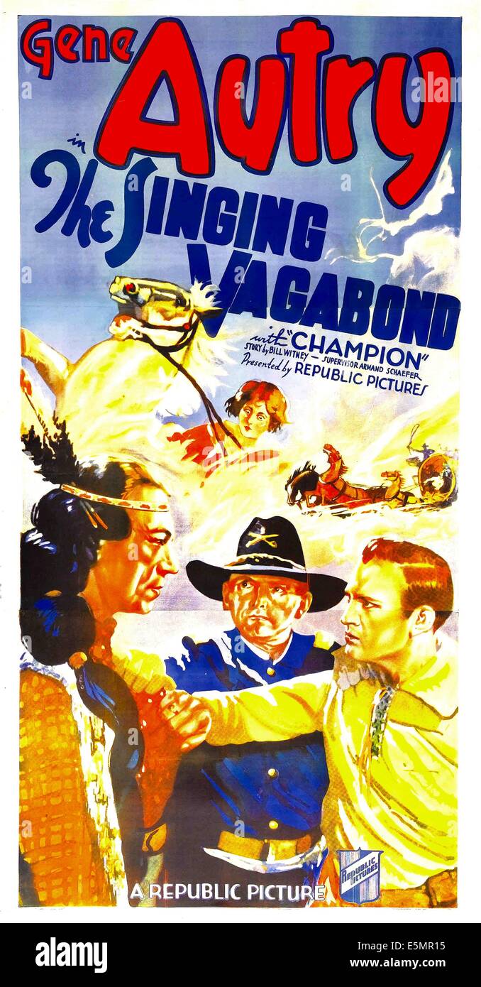 THE SINGING VAGABOND, far right: Gene Autry, 1935 Stock Photo - Alamy