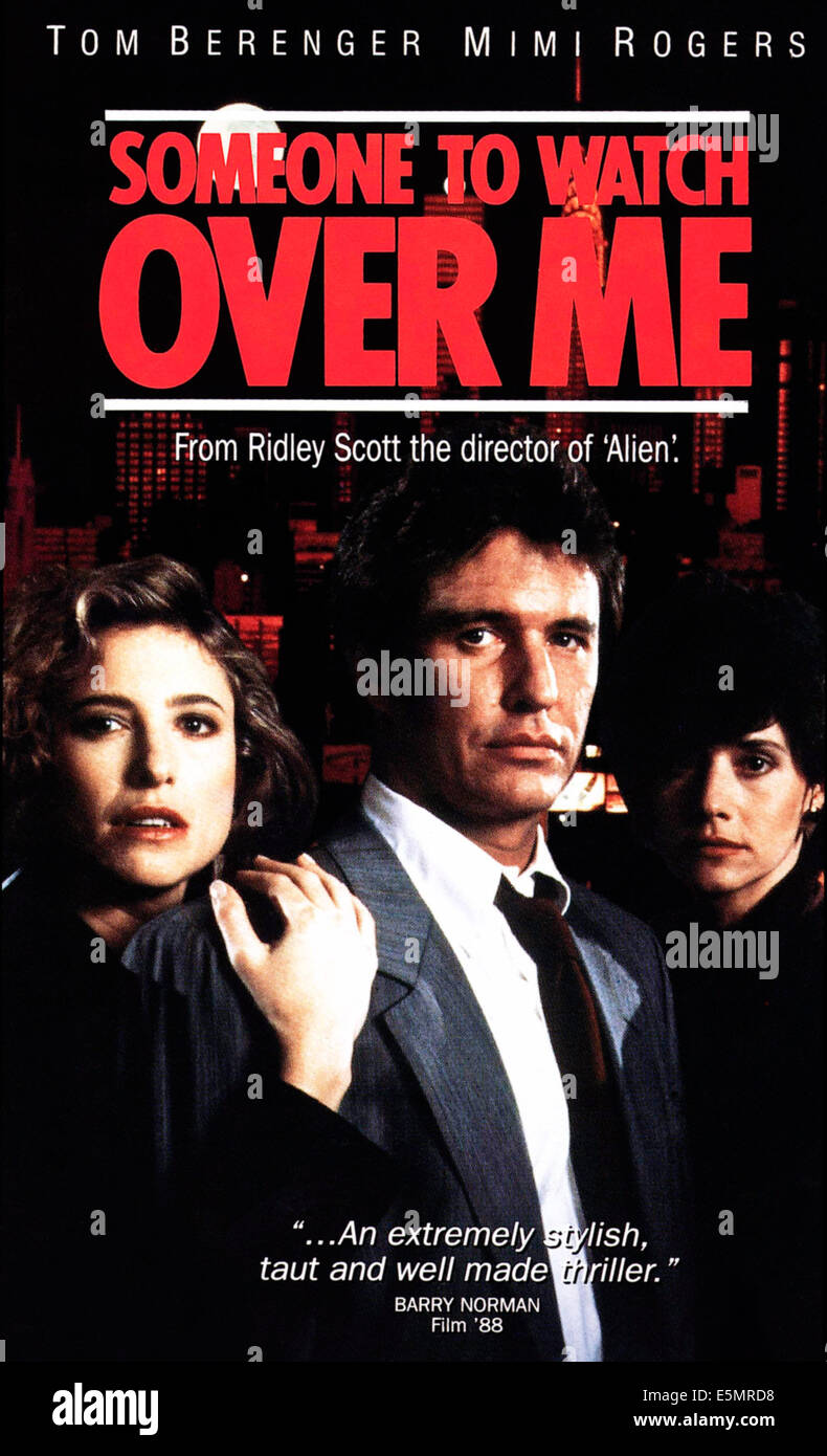 SOMEONE TO WATCH OVER ME, from left: Mimi Rogers, Tom Berenger, Lorraine Bracco, 1987, © Columbia/courtesy Everett Collection Stock Photo