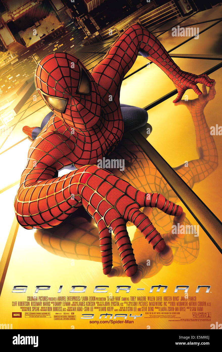SPIDER-MAN, Tobey Maguire, 2002, (c) Columbia/courtesy Everett Collection Stock Photo