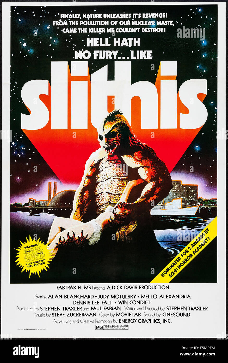 SPAWN OF THE SLITHIS, US poster art, 1978 Stock Photo