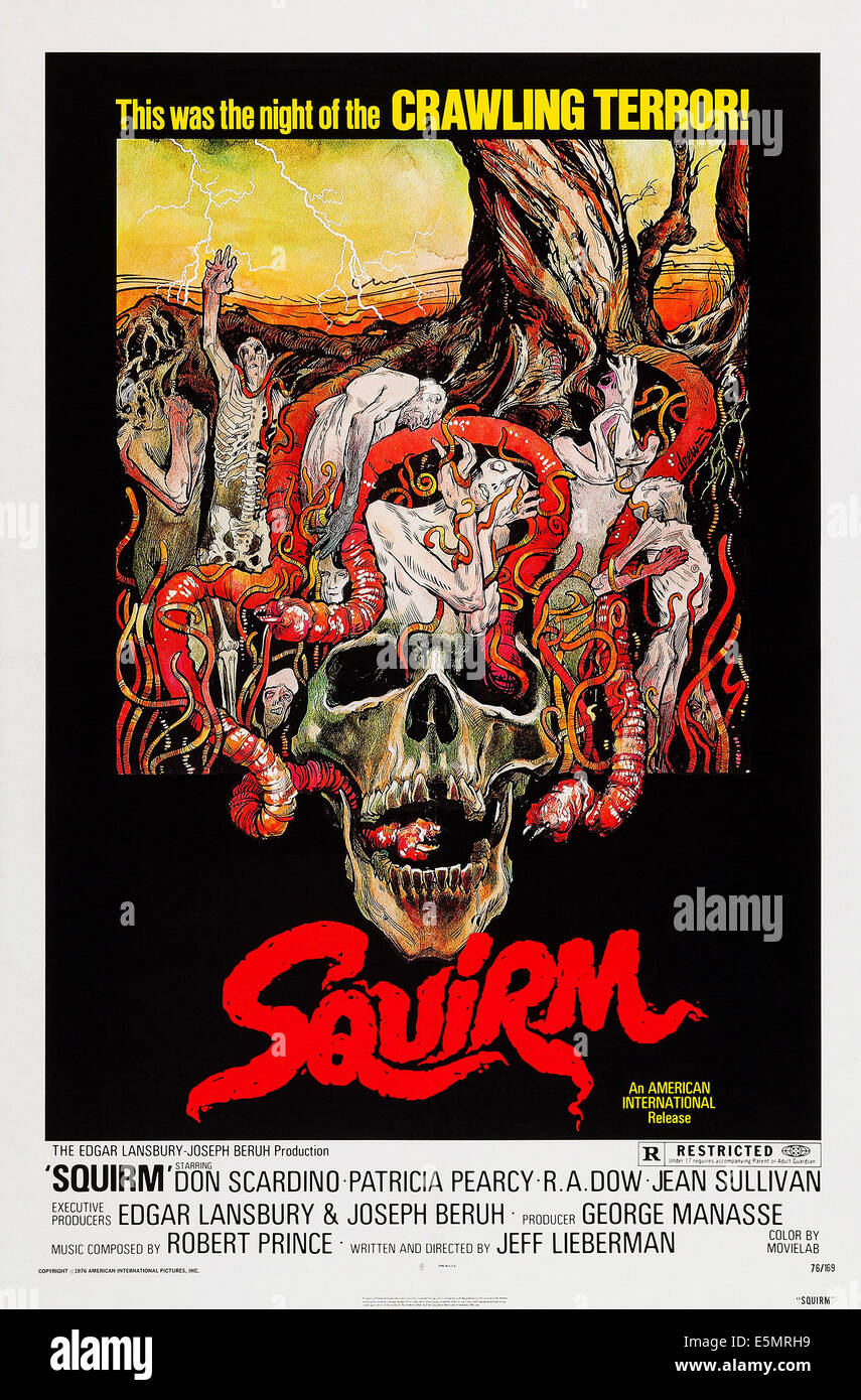 SQUIRM, US poster, 1976 Stock Photo