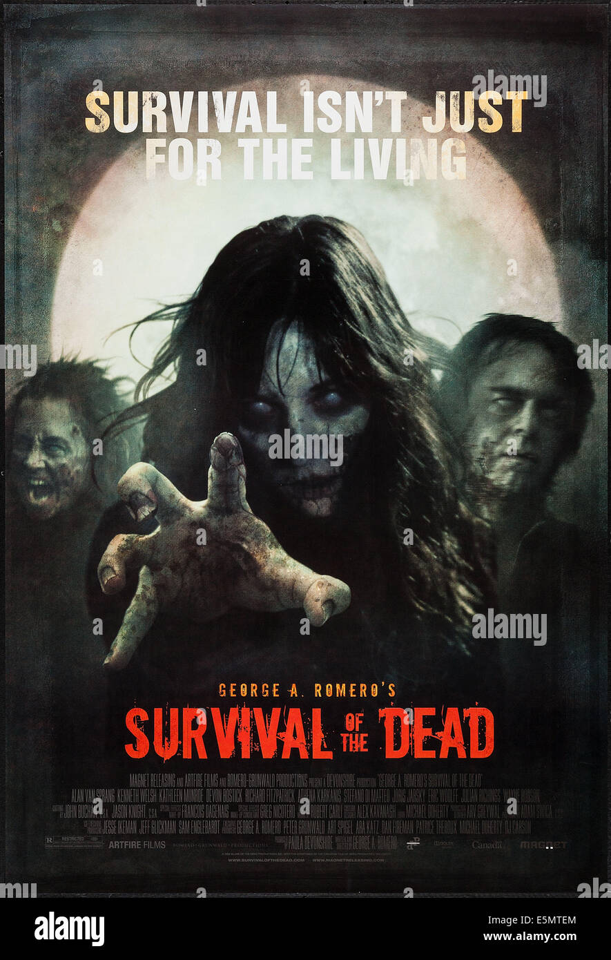 SURVIVAL OF THE DEAD, US poster, 2009. © Magnet Releasing/Courtesy Everett Collection Stock Photo