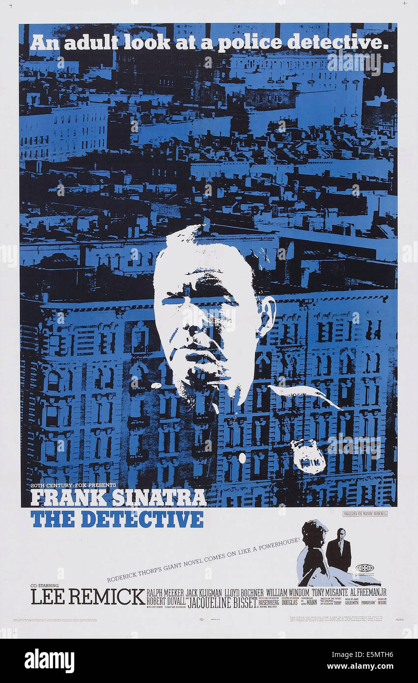 THE DETECTIVE, US poster, Frank Sinatra, 1968 Stock Photo
