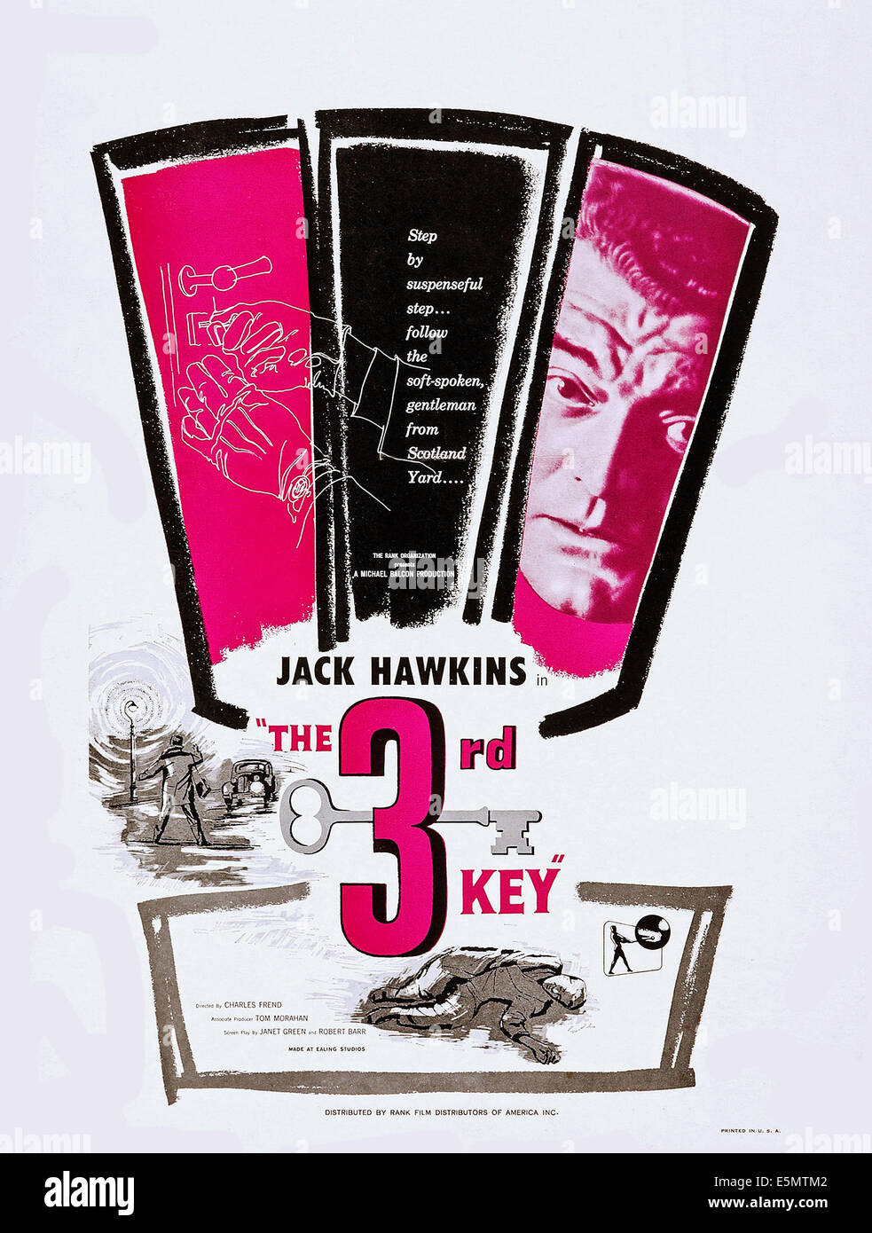 THE THIRD KEY, (aka THE 3RD KEY, aka THE LONG ARM), Jack Hawkins on ...