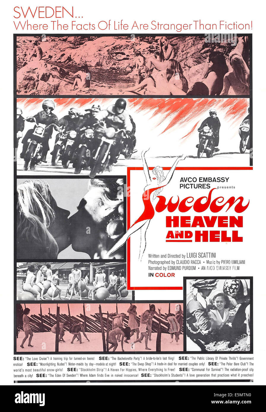 SWEDEN, HEAVEN AND HELL, (aka SVEZIA, INFERNO E PARADISO), 1968 Stock Photo